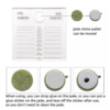 Eyelash Extension Double Glass Lash and Glue Holder Pallet - Image 2