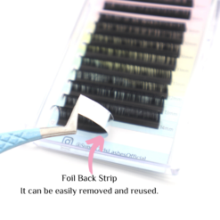 Alternative view of Cashmere Fauxmink Classic Individual Premium Lash Extensions 0.15mm