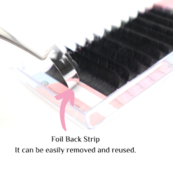 Alternative view of Silk Black Volume Easy Fan Lash Extensions 0.03mm