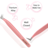 SG-A1 Pink Diamond Dust Mega Volume Lash Tweezers - Image 2