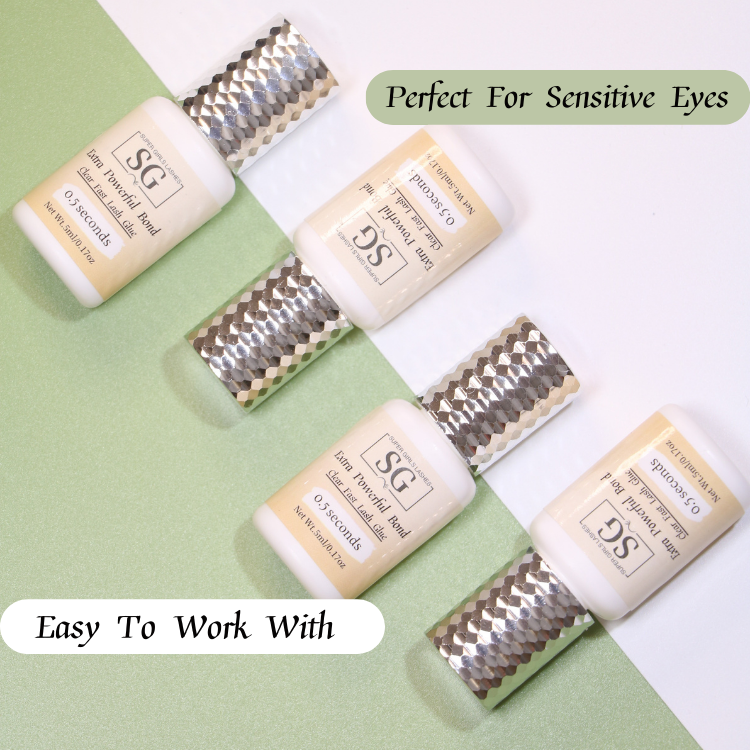 SG Eyelash Glue 5ml 0.5S (Clear) - Image 3
