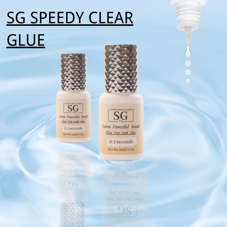 SG Eyelash Glue 5ml 0.5S (Clear) - Image 4