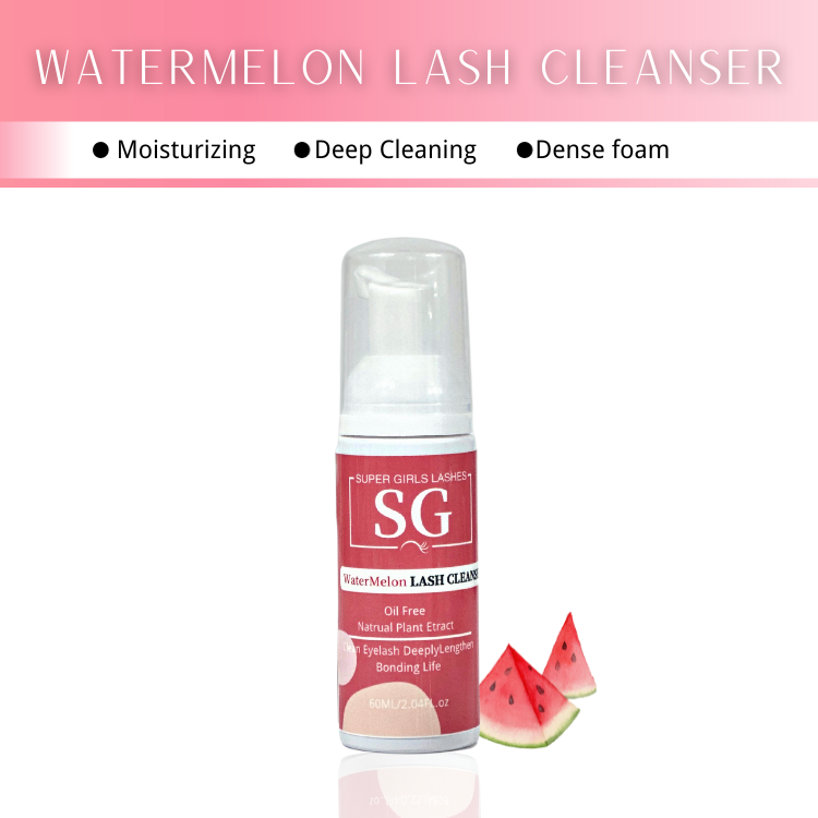 WaterMelon Lash Foaming Cleanser 60ml for Eyelash Extensions