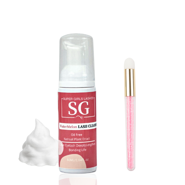 WaterMelon Lash Foaming Cleanser 60ml for Eyelash Extensions - Image 3