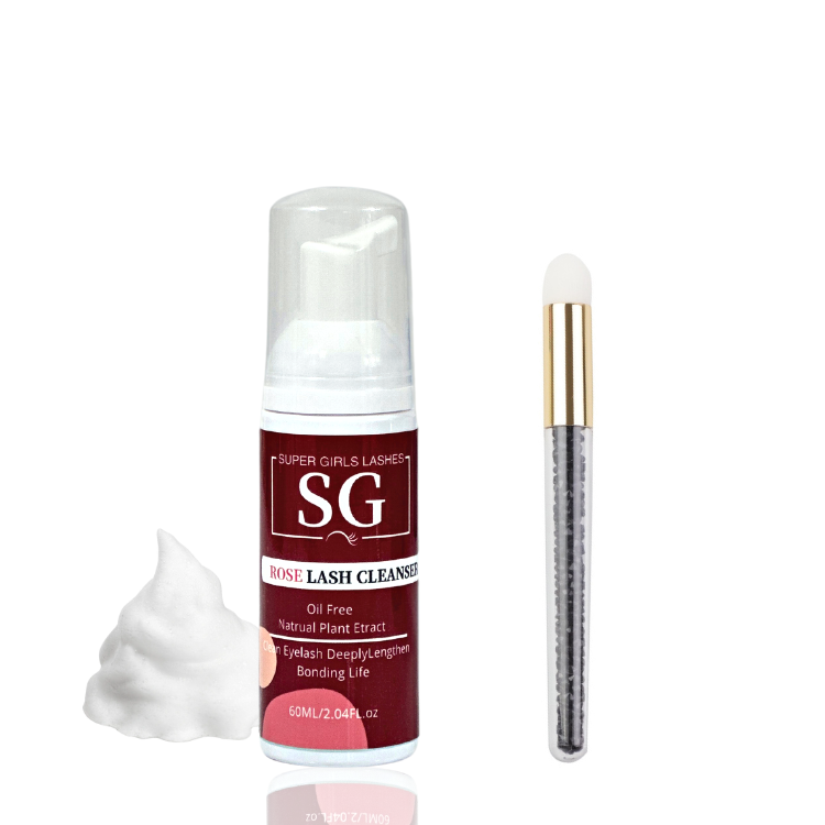 ROSE Lash Foaming Cleanser 60ml for Eyelash Extensions - Image 3