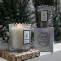 Alternative view of Aurora Glass Candle