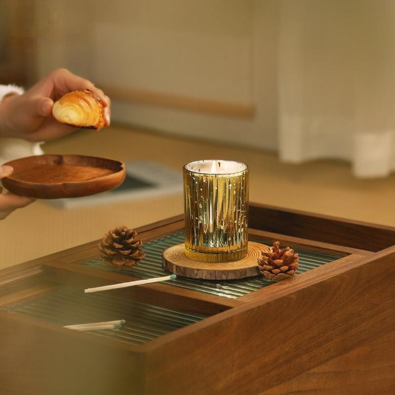 Electroplated Glass Candle - Image 2
