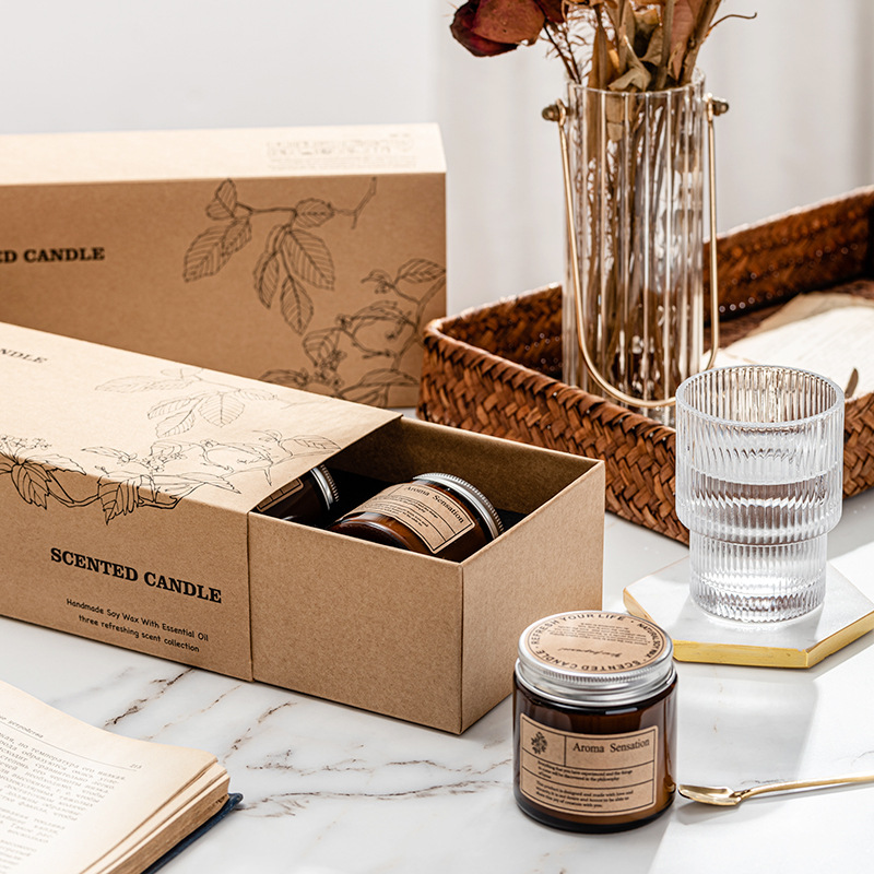 Triple Amber Candle Gift Set - Image 2