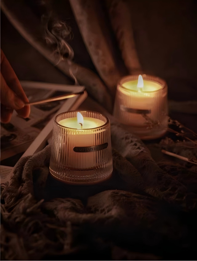 Timber & Glass Candle - Image 4