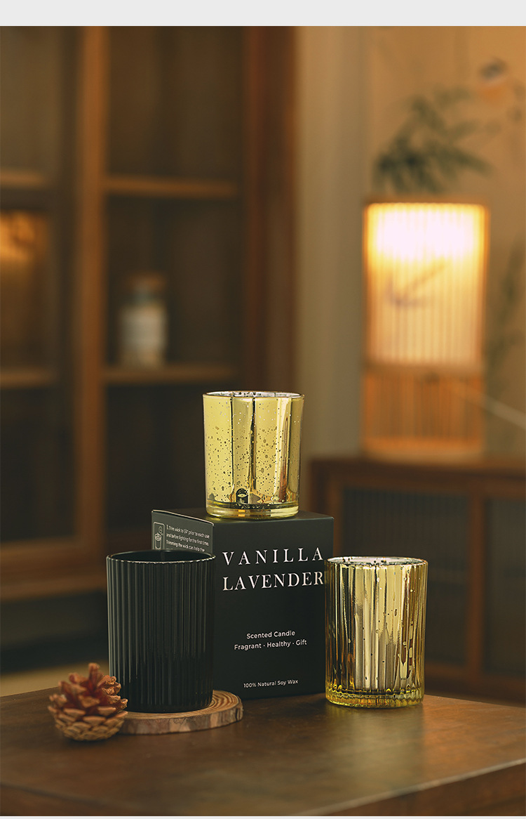Electroplated Glass Candle - Image 8