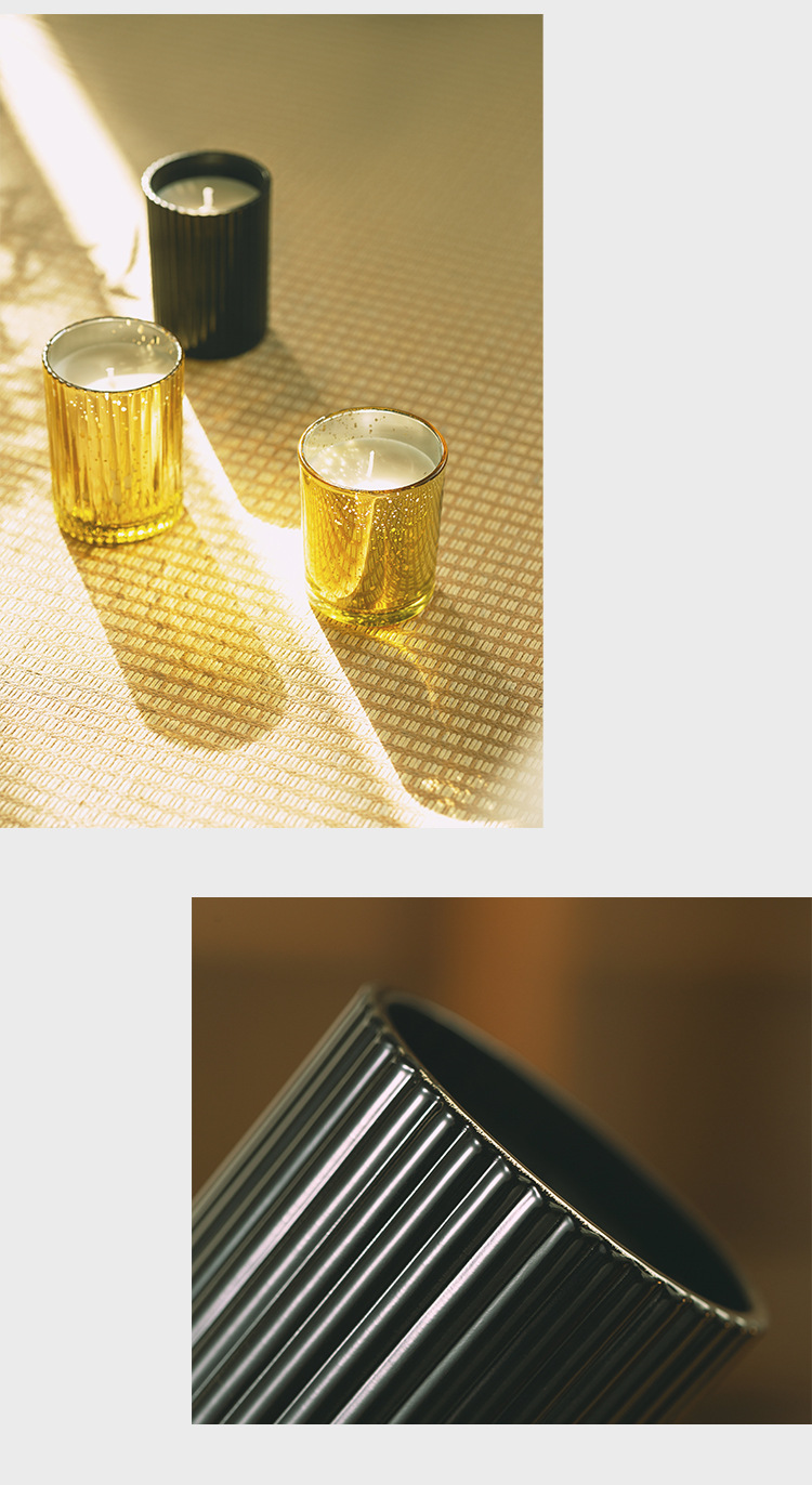 Electroplated Glass Candle - Image 6